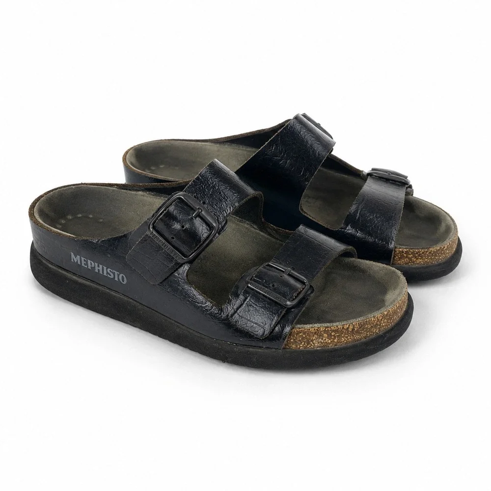 Mephisto | Shoes | Mephisto Sandals Womens 4 95 Black Croco  display picture 1